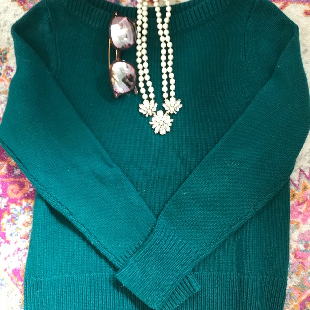 Emerald Wool J Crew Sweater